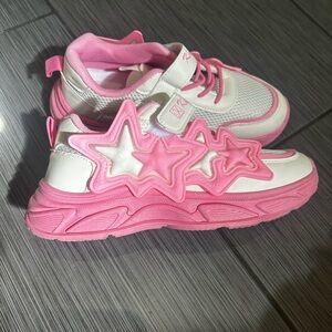 🌸🌸🌸Kids Pink Star Sneakers